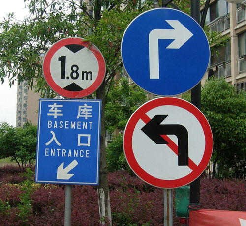 道路标识图案大全,道路标识图案大全 地面