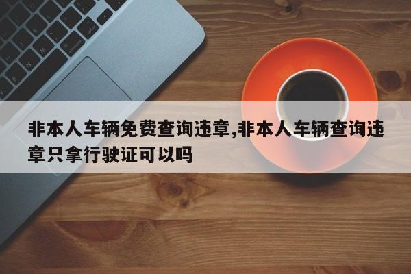 非本人车辆免费查询违章,非本人车辆查询违章只拿行驶证可以吗