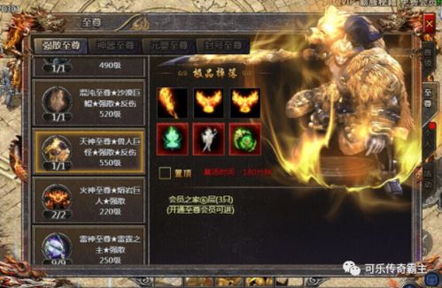 狂飙龙尊，传奇中的霸主与荣耀的象征