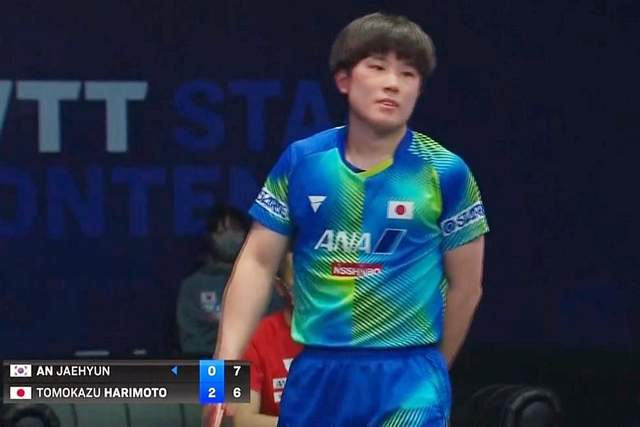 张本智和，我不是世界第三
