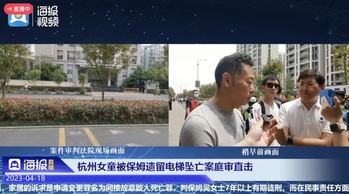 杭州女童坠亡案雇主被保姆女儿起诉，事件深度解析与反思