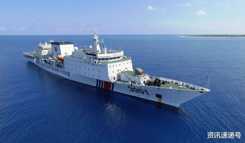 海警船用混天绫圈住台湾，展现中国海权的坚定立场