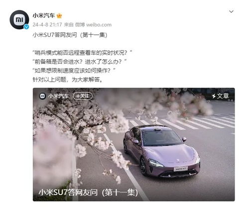 小米SU7与黑色轿车相撞衣角微脏，事故背后的细节与启示