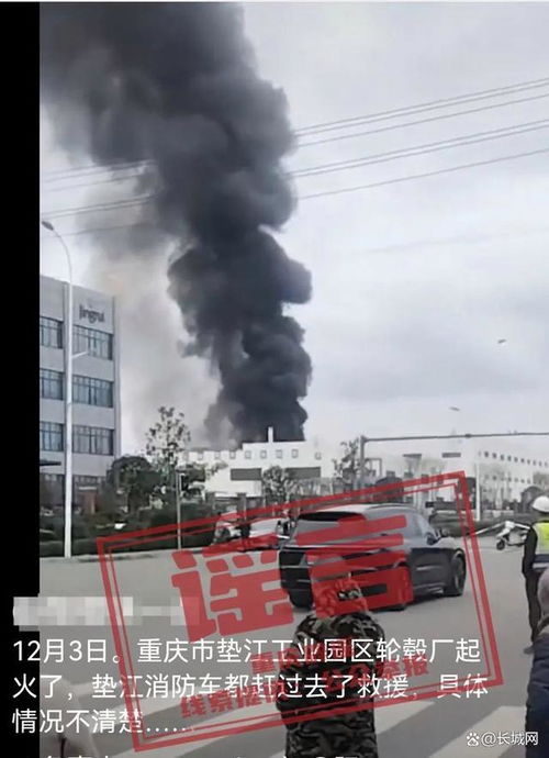重庆辟谣，工业园区并未发生火灾，更无人员遇难