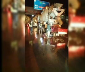 痛心事件，男子遭遇车祸掉进沟渠，父亲英勇施救却不幸身亡