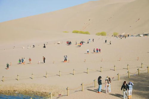 敦煌月牙泉，目之所及全是人——沙漠中的旅游热潮