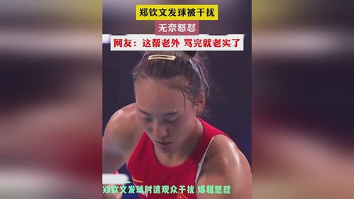 郑钦文遭遇赛场尴尬，情侣观众离场干扰发球，赛点时刻挑战重重